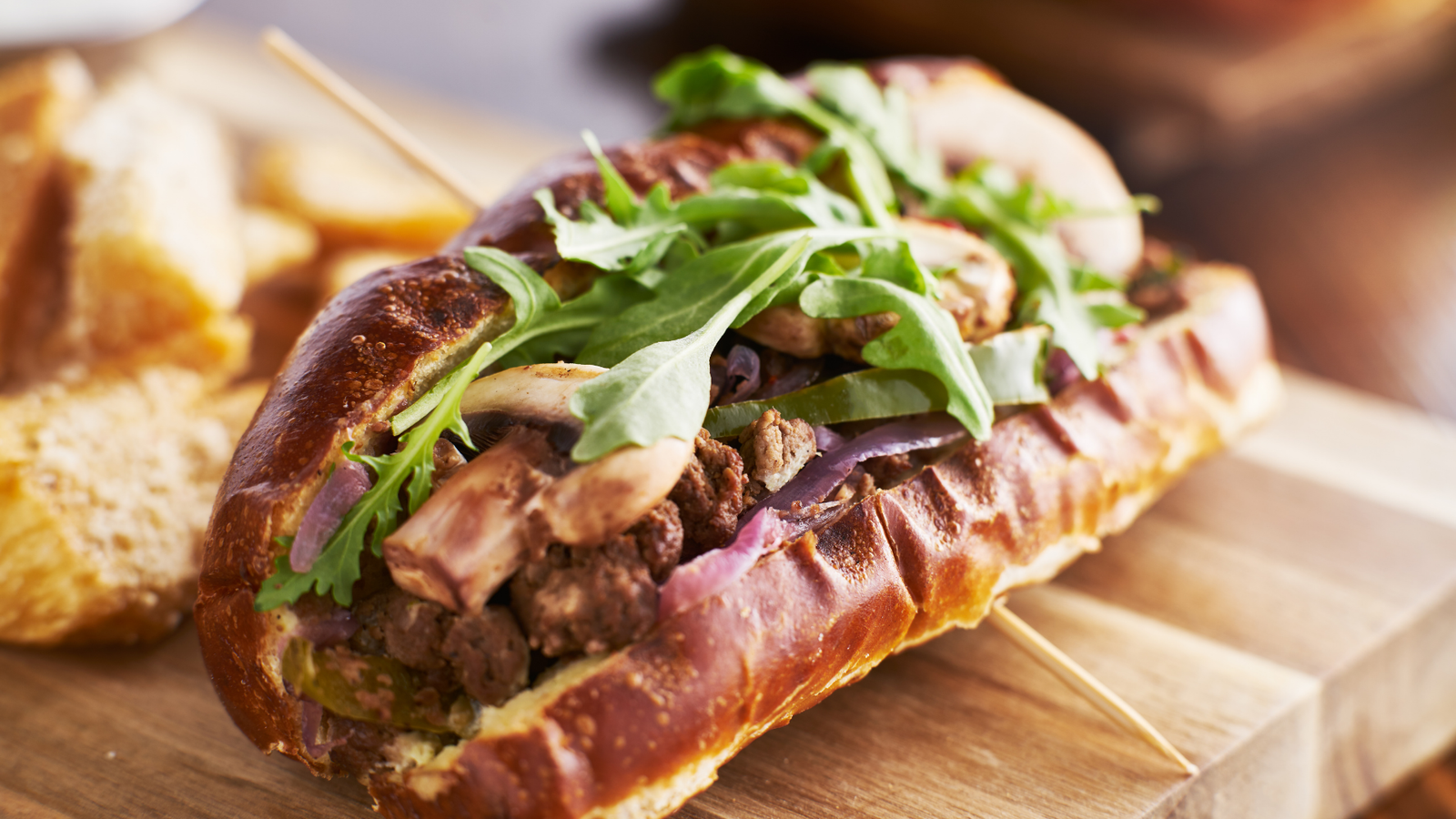 Receita de Sanduíche com Cogumelos