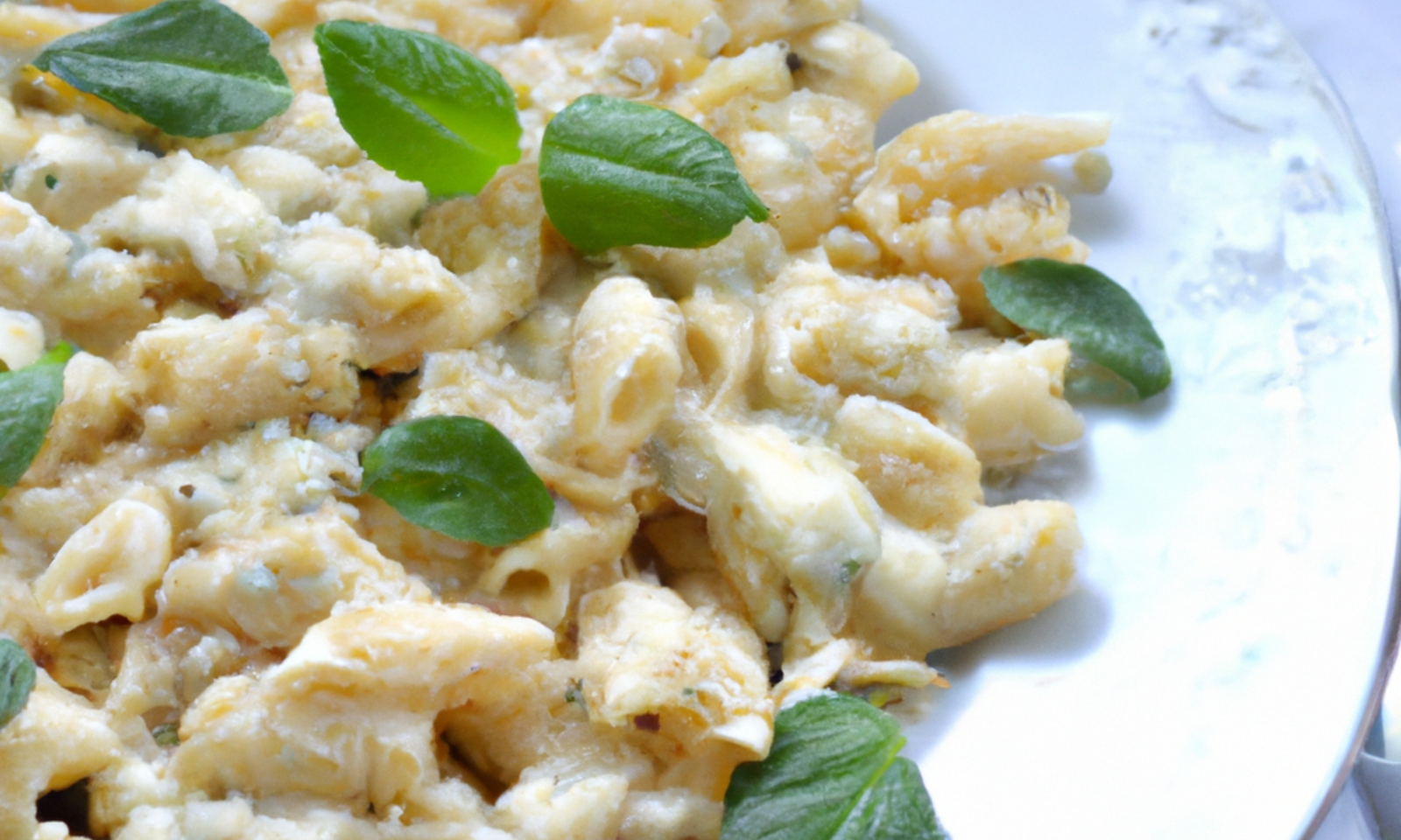 Massa vegana cremosa