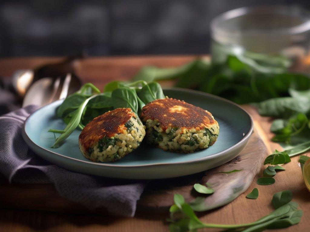 Receita de Bolinhos de Espinafre e Quinoa para lanches ou acompanhamento