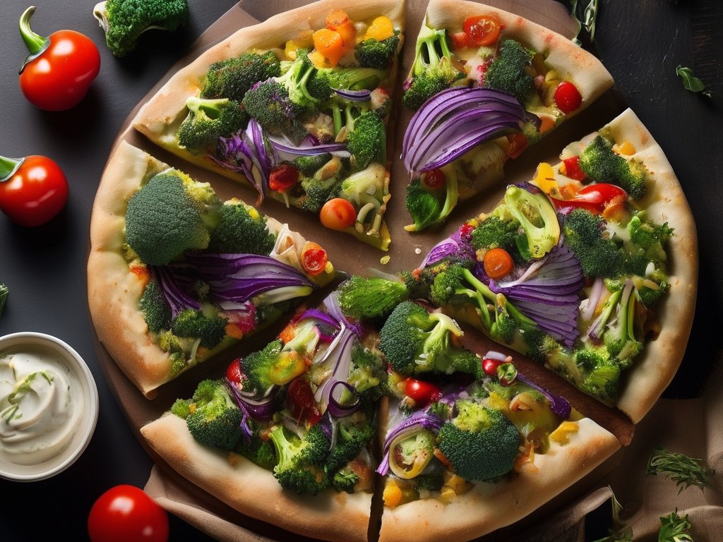 Receita de Pizza de Brócolis com Massa Integral: Uma opção leve e saudável para os amantes de pizza Receita de Pizza de Brócolis com Massa Integral: Uma opção leve e saudável para os amantes de pizza