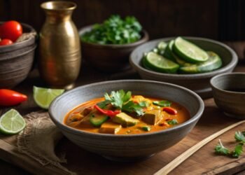 Receita de Curry Tailandês Vegano