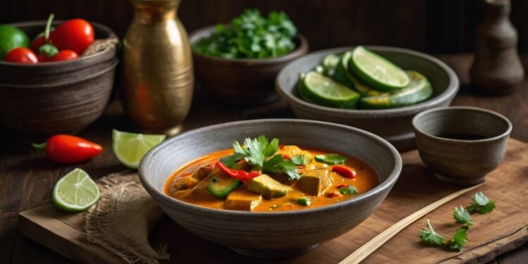 Receita de Curry Tailandês Vegano