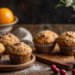 Muffins Veganos de Cranberry e Laranja Muffins Veganos de Cranberry e Laranja