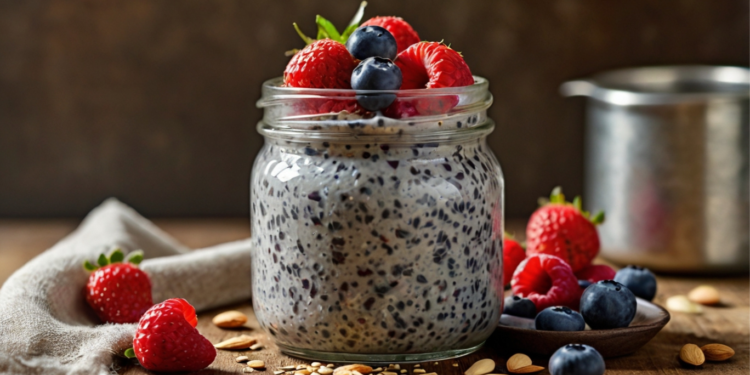 Pudim de Chia Rápido em 5 Minutos