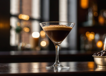 Receita de Expresso Martini Vegano