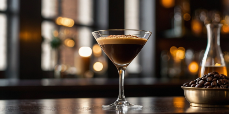 Receita de Expresso Martini Vegano